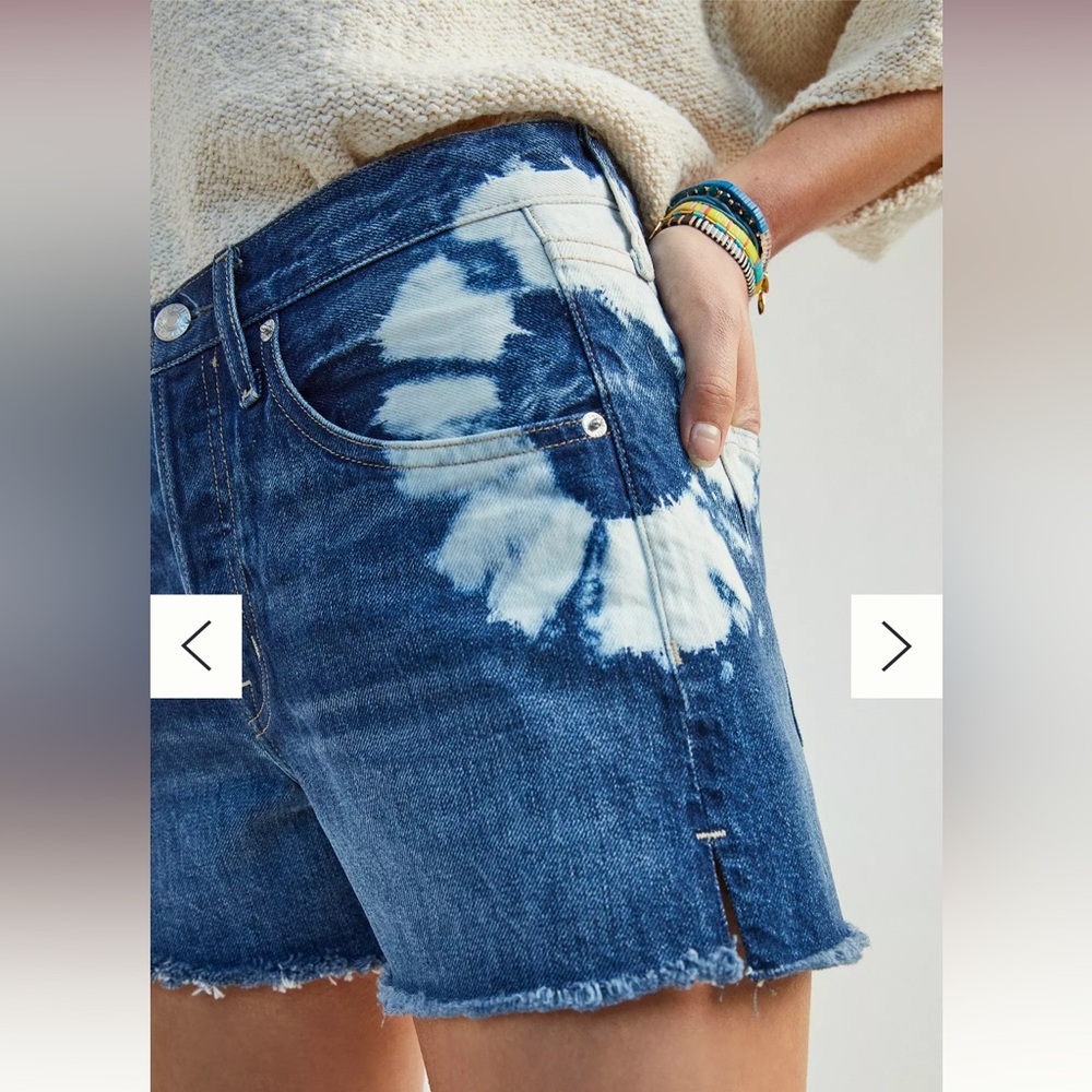 Anthropologie Edwin Cai Highrise denim shorts - Picture 4 of 10